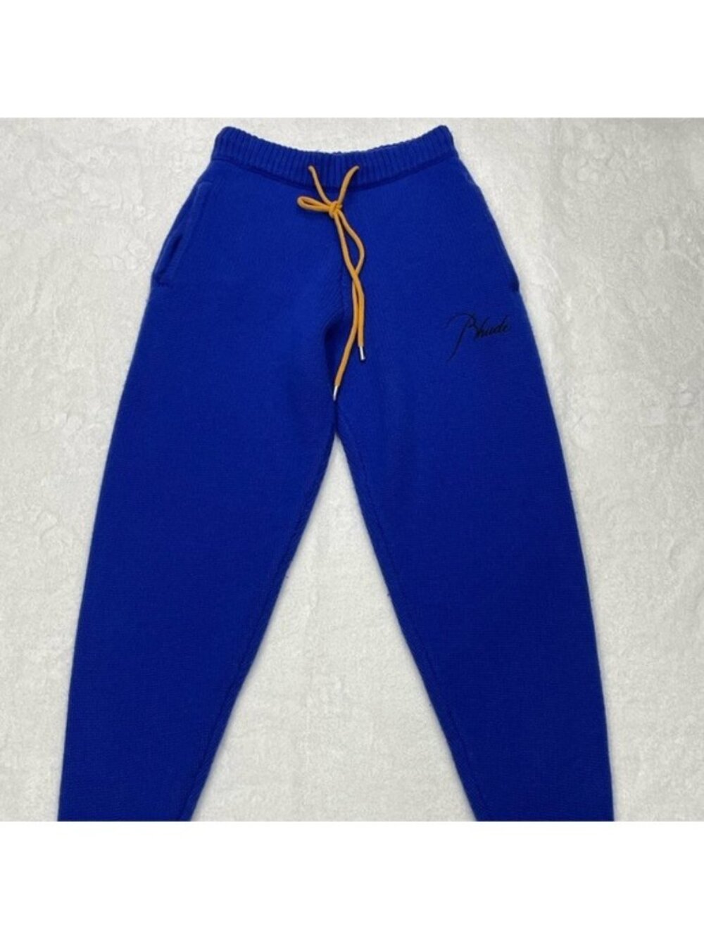 Rhude Wool Logo Lounge Pants Blue Men’s XL